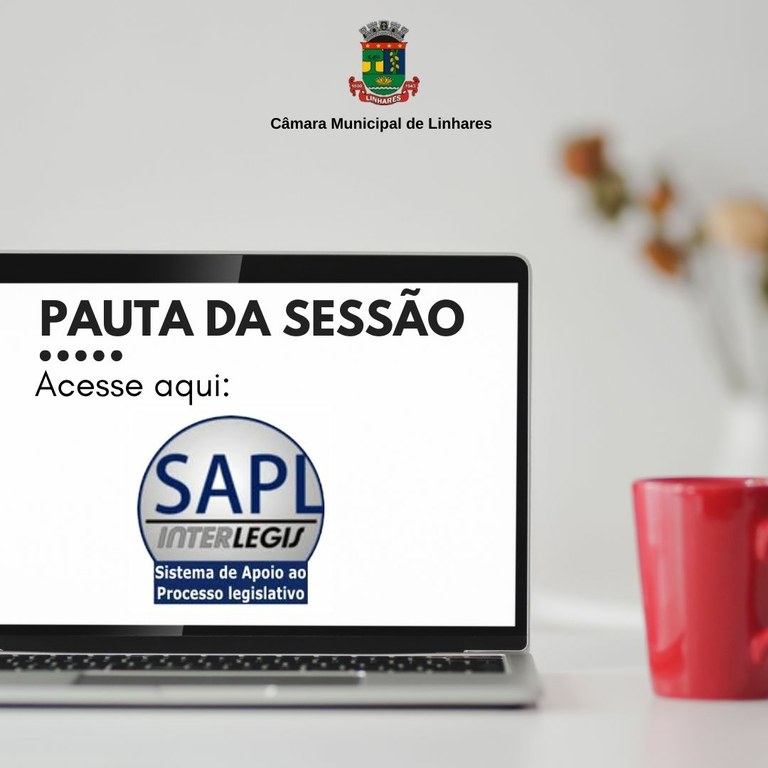 Pauta online Saiba o que será discutido e votado acessando o nosso